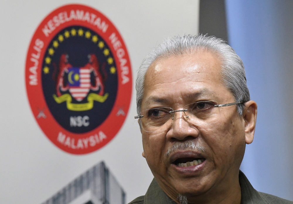 Federal Territories Minister Tan Sri Annuar Musa at a press conference in Kuala Lumpur March 20, 2020. u00e2u20acu201d Bernama pic