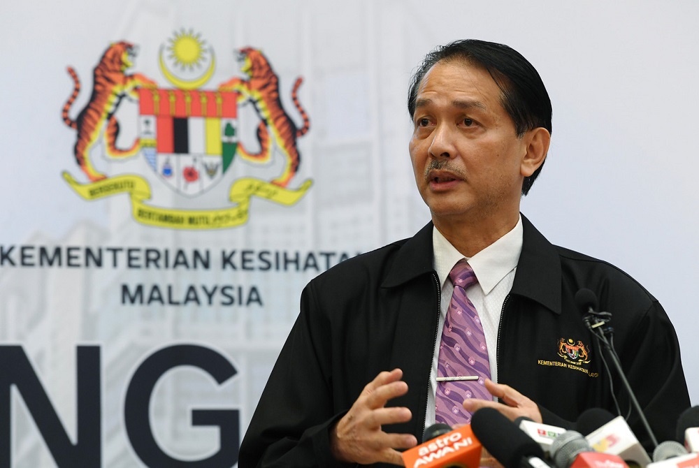 Health Director-General Datuk Dr Noor Hisham Abdullah at a press conference in Putrajaya March 23, 2020. u00e2u20acu201d Bernama pic