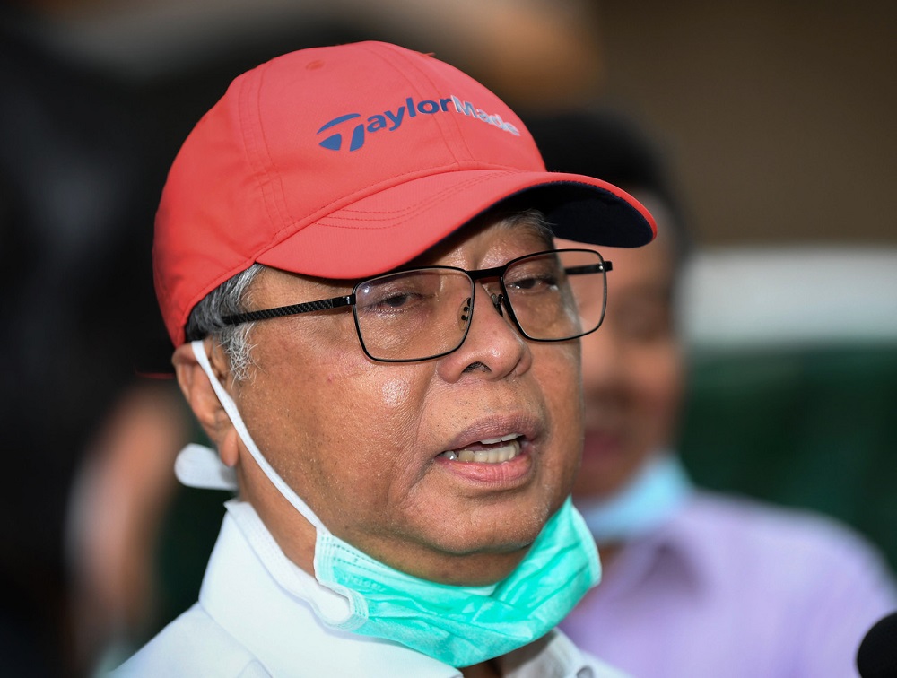 Senior Minister Datuk Seri Ismail Sabri Yaakob speaks to the press in Kuala Lumpur March 23, 2020. u00e2u20acu201d Bernama pic