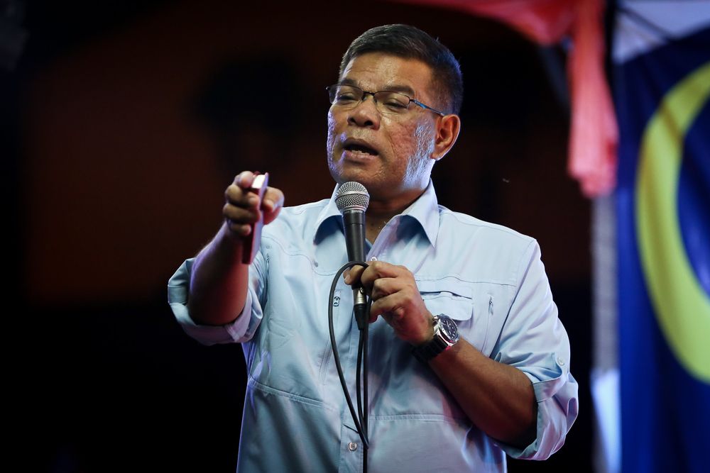 PKR secretary-general Datuk Seri Saifuddin Nasution speaks during a Jelajah Harapan event in Klang, March 7, 2020. u00e2u20acu201d Picture by Yusof Mat Isa