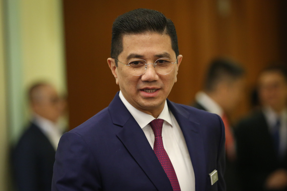 International Trade and Industry Minister Datuk Seri Mohamed Azmin Ali is pictured at the Prime Minister Officeu00e2u20acu2122s in Putrajaya March 11, 2020. u00e2u20acu201d Picture by Yusof Mat Isa