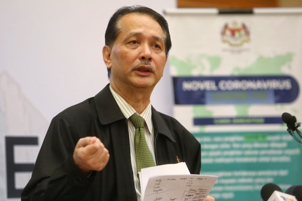 Health Director-General Datuk Dr Noor Hisham Abdullah speaks during a press conference in Putrajaya March 27, 2020. u00e2u20acu201d Picture by Choo Choy May