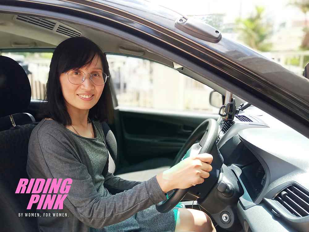 Riding Pink is a female-only e-hailing service designed to give women peace of mind when booking a ride. u00e2u20acu201d Picture courtesy of Riding Pink