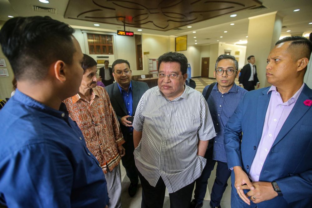 Datuk Seri Tengku Adnan Tengku Mansor is pictured at the Kuala Lumpur High Court March 5, 2020. u00e2u20acu201d Picture by Hari Anggara