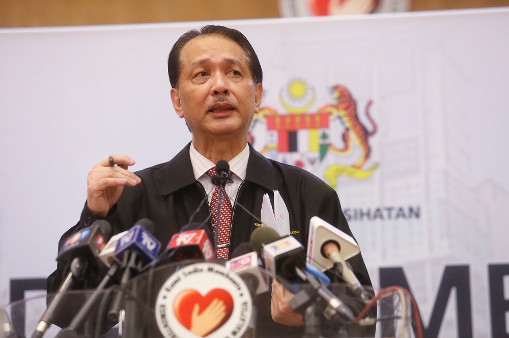 Health director-general Datuk Dr Noor Hisham Abdullah at a press conference in Putrajaya April 13, 2020. u00e2u20acu201d Picture by Choo Choy May