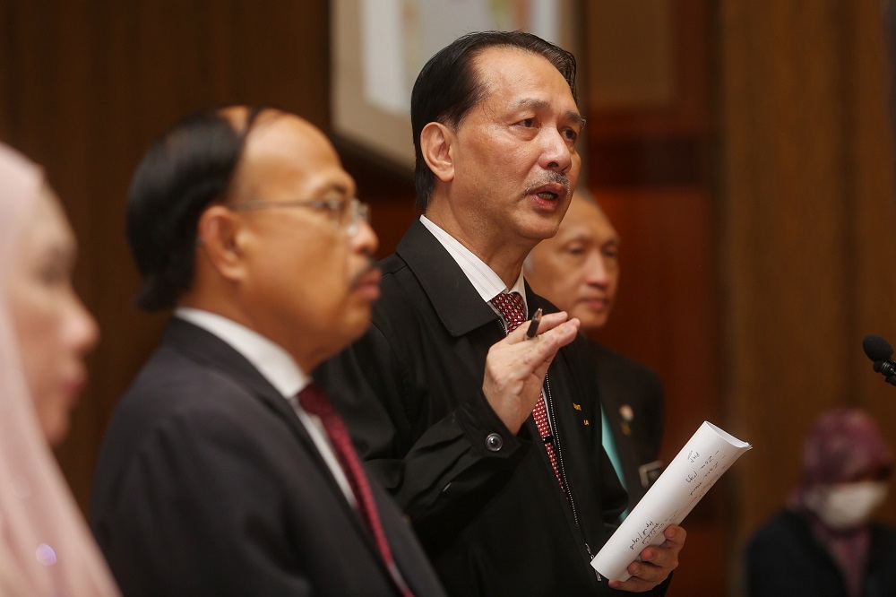 Health director-general Datuk Dr Noor Hisham Abdullah at a press conference in Putrajaya April 13, 2020. u00e2u20acu201d Picture by Choo Choy May