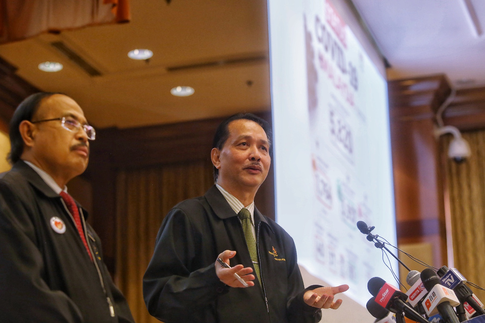 Health director-general Datuk Dr Noor Hisham Abdullah speaks during a press conference on Covid-19 in Putrajaya April 27, 2020. u00e2u20acu201d Picture by Choo Choy May