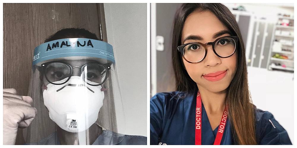 Dr Amalina announces on Twitter she will be part of UK's first Covid-19 vaccine trials. u00e2u20acu201d Pictures courtesy of Instagram/dramalinabakri