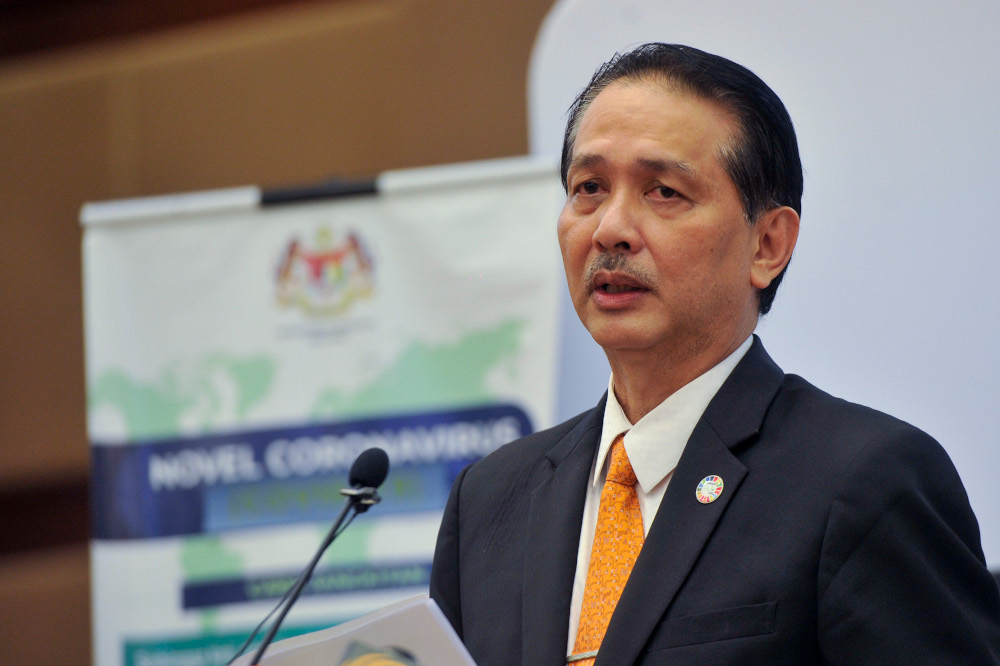 Health Director-General Datuk Dr Noor Hisham Abdullah speaks during a press conference in Putrajaya April 1, 2020. u00e2u20acu201d Picture by Shafwan Zaidon