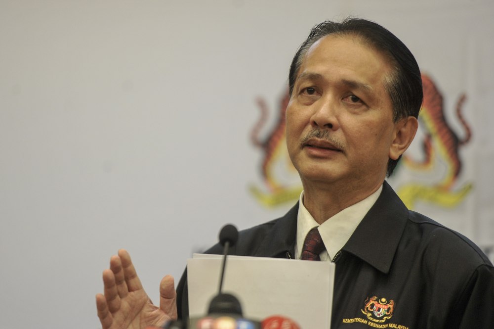 Health director-general Datuk Dr Noor Hisham Abdullah speaks during a press conference in Putrajaya April 2, 2020. u00e2u20acu2022 Picture by Shafwan Zaidon