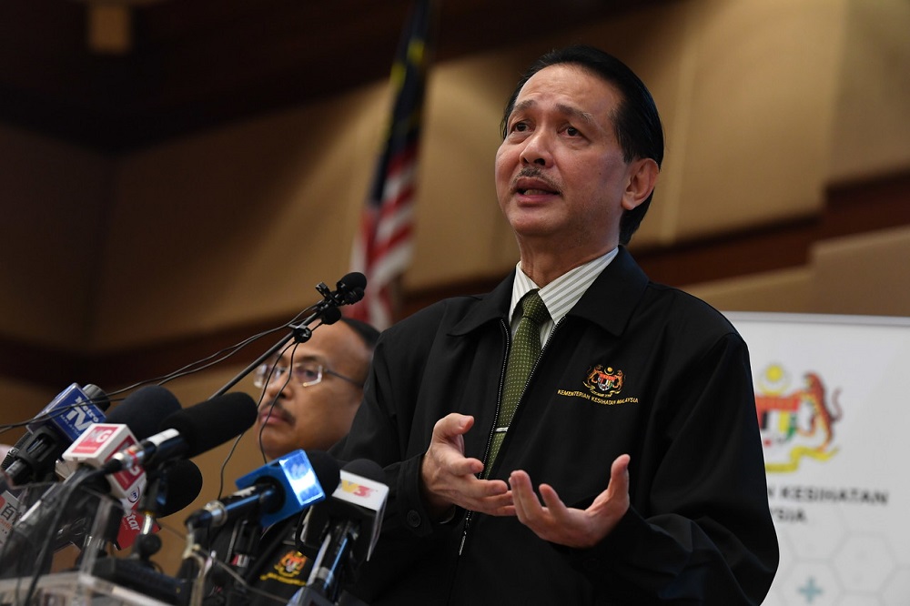 Health D-G Datuk Dr Noor Hisham Abdullah pointed out that around 30 to 40 per cent of the Covid-19 positive cases in Malaysia came from the 16,000 tabligh followers from in and out of the country. u00e2u20acu2022 Bernama pic