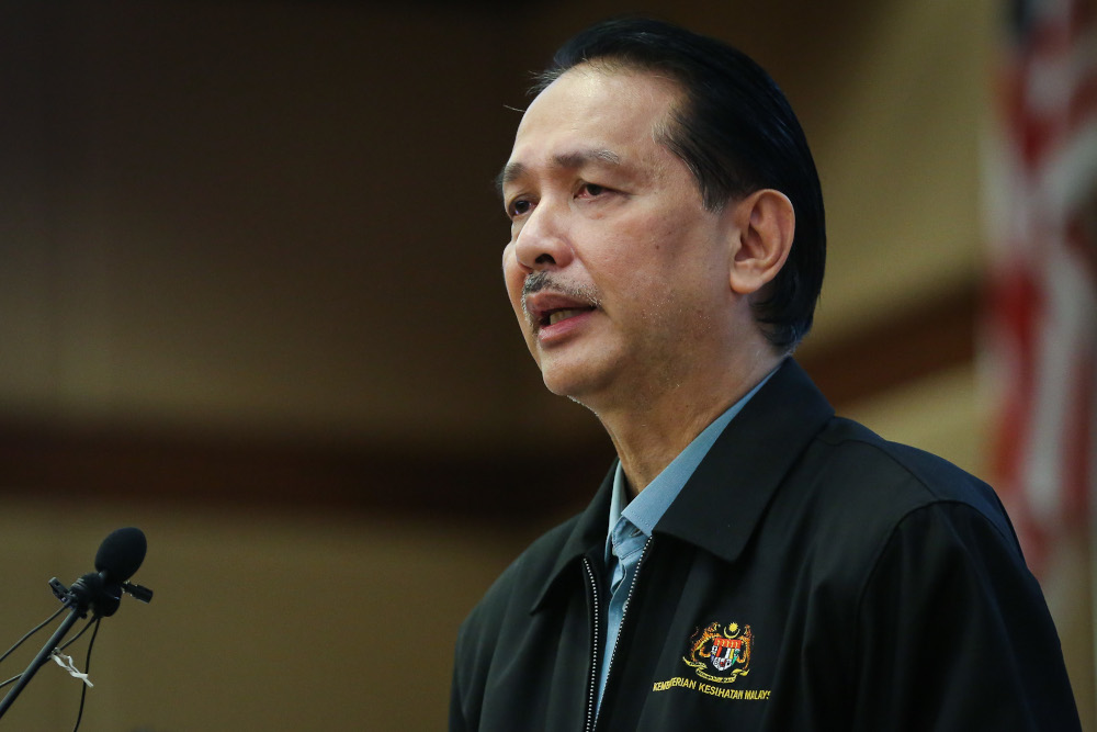 Health director-general Datuk Dr Noor Hisham Abdullah speaks during a press conference at the Ministry of Health in Putrajaya May 1, 2020. u00e2u20acu201d Picture by Yusof Mat Isa