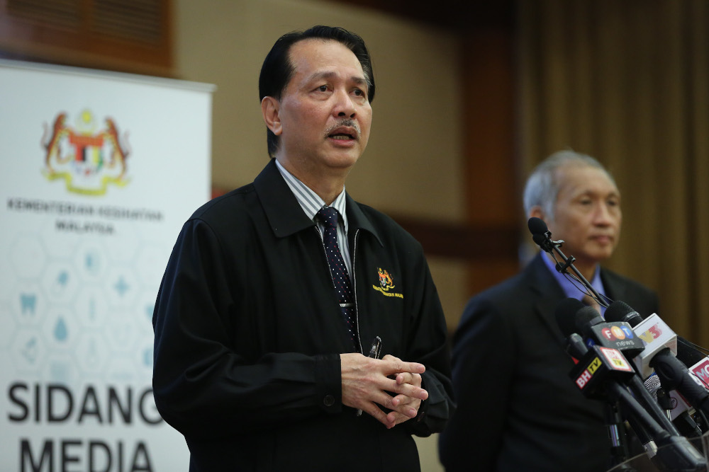 Health director-general Datuk Dr Noor Hisham Abdullah speaks during a press conference at the Ministry of Health in Putrajaya May 5, 2020. u00e2u20acu201d Picture by Yusof Mat Isa