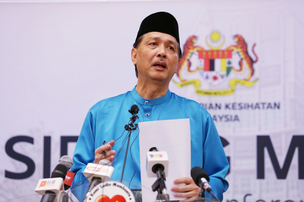 Health director-general Datuk Dr Noor Hisham Abdullah speaks during a press conference on Covid-19 in Putrajaya May 25, 2020. u00e2u20acu201d Picture by Choo Choy May