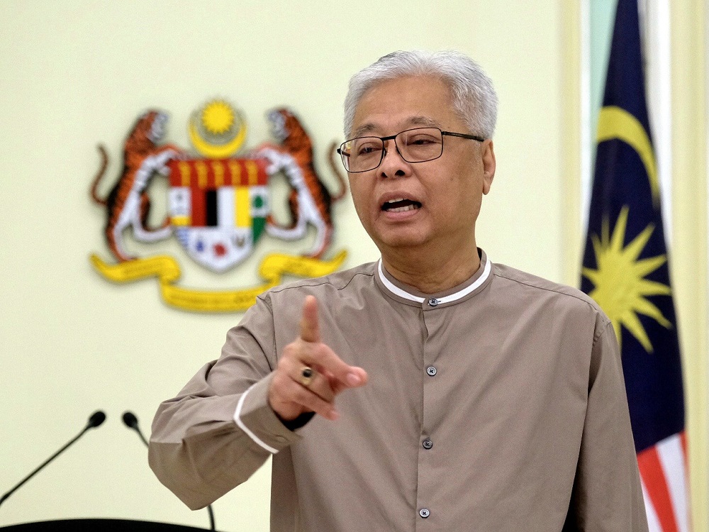 Senior Minister Datuk Seri Ismail Sabri Yaakob attends a press conference in Putrajaya May 8, 2020. u00e2u20acu201d Bernama pic