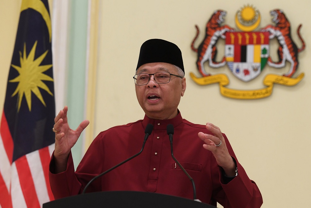 Senior Minister Datuk Seri Ismail Sabri Yaakob speaks during a press conference in Putrajaya May 22, 2020. u00e2u20acu201d Bernama pic