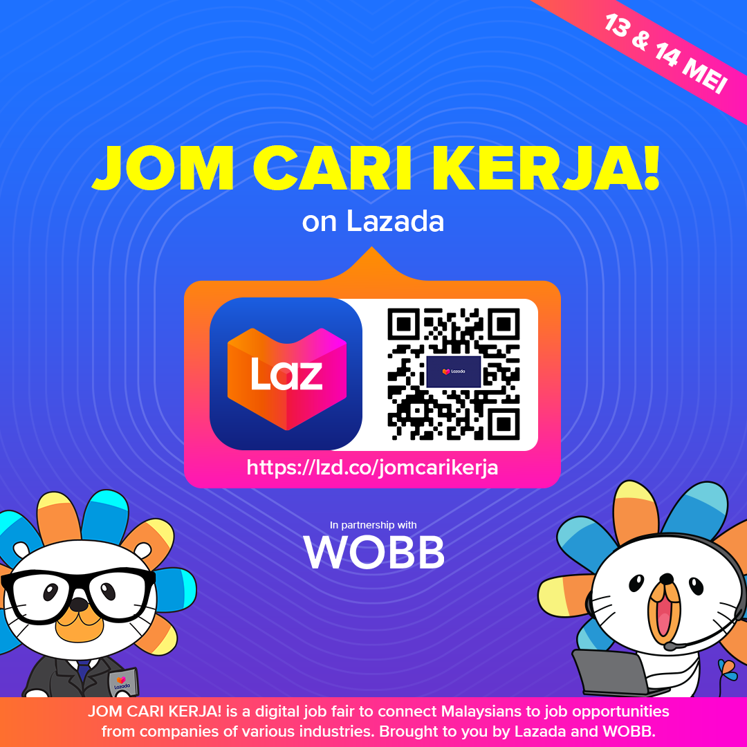 有兴趣的民众可以扫描以上的QR Code，以获取更多招聘会详情。