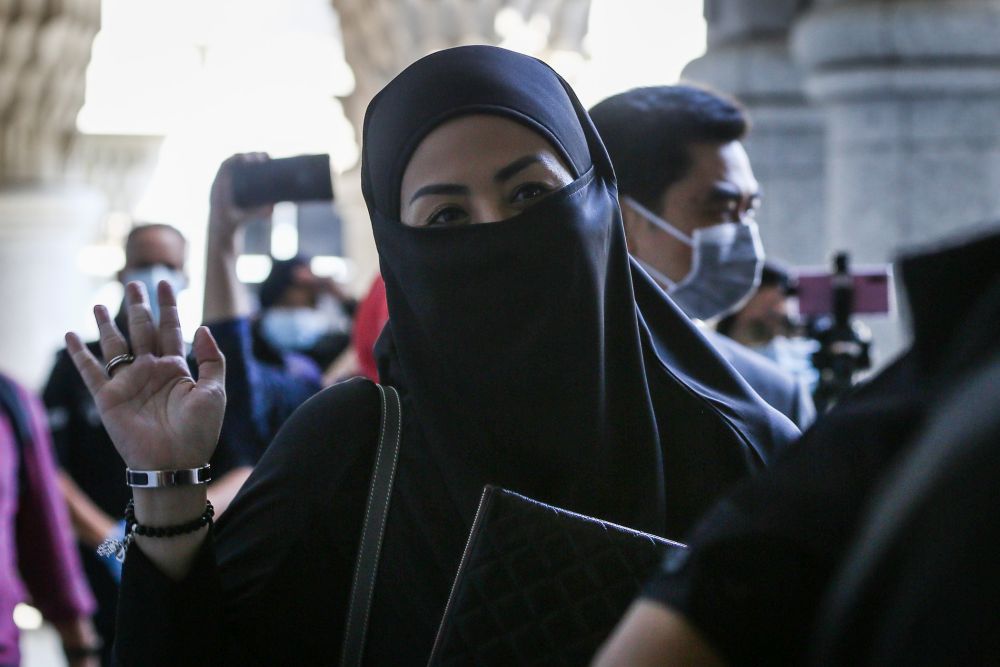 Datuk Nurulhidayah Ahamd Zahid is pictured at the Magistrateu00e2u20acu2122s Court in Putrajaya May 5, 2020. u00e2u20acu201d Picture by Yusof Mat Isa
