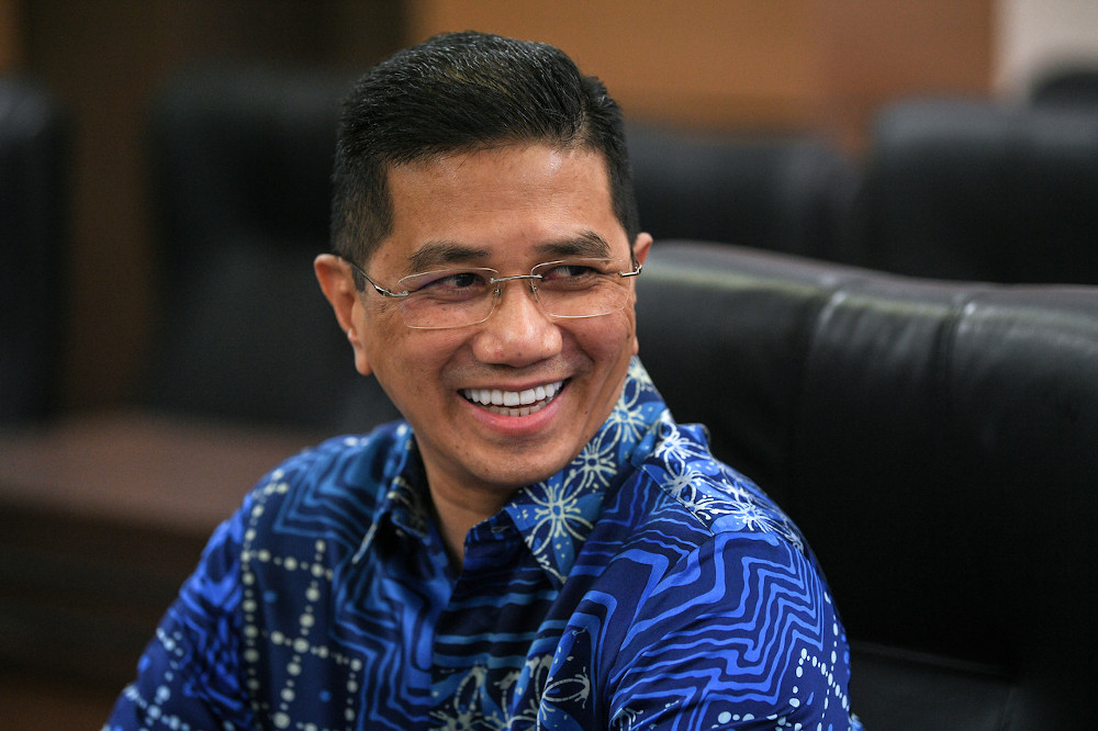 Senior Minister cum Miti Minister Datuk Seri Mohamed Azmin Ali after calling on Kedah Mentri Besar Muhammad Sanusi Md Nor at Wisma Darul Aman in Alor Setar May 28, 2020. u00e2u20acu201d Bernama pic 