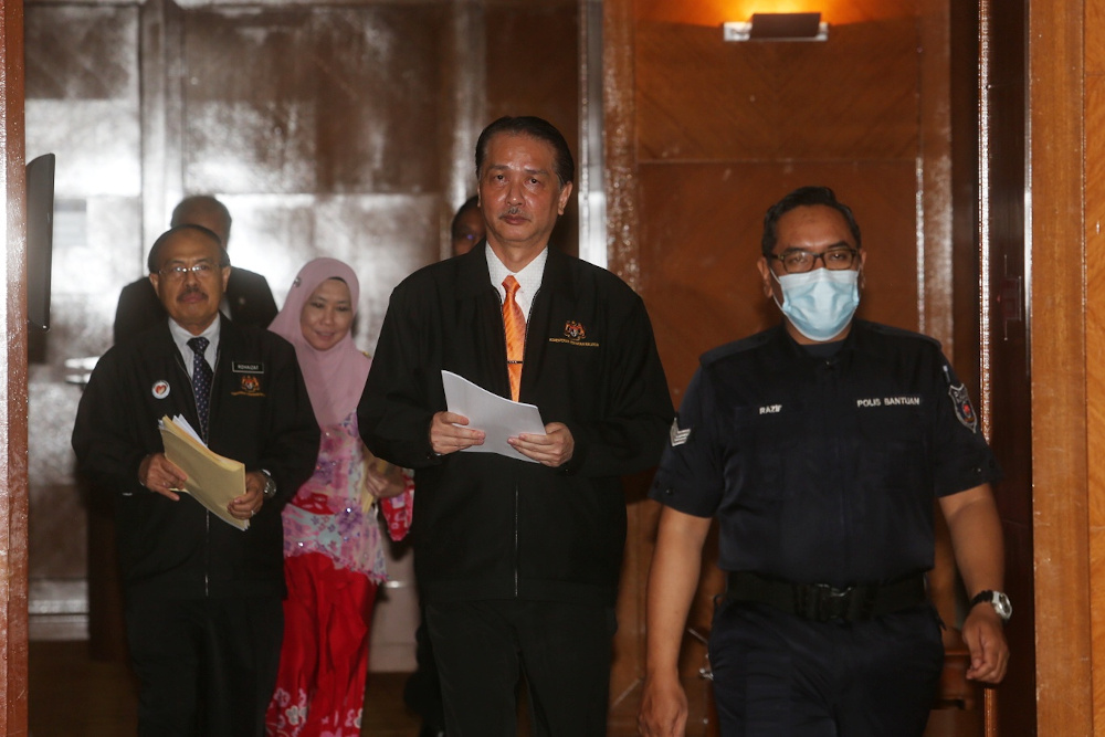 Health director-general Datuk Dr Noor Hisham Abdullah on his way to give a press conference on Covid-19 in MOH, Putrajaya, May 12, 2020. u00e2u20acu201d Picture by Choo Choy May