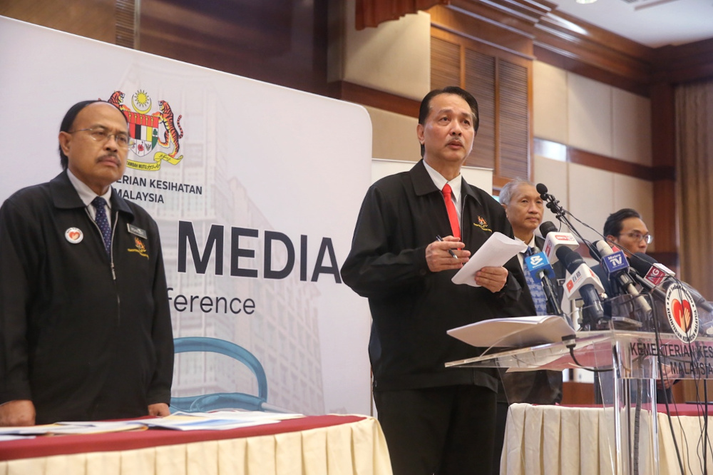 Health director-general Datuk Dr Noor Hisham Abdullah giving a press conference on Covid-19 in MOH, Putrajaya, May 18, 2020. u00e2u20acu201d Picture by Choo Choy Mayn