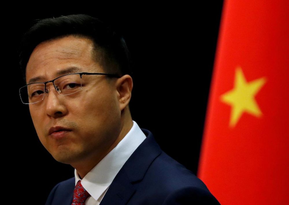 Chinese Foreign Ministry spokesman Zhao Lijian attends a news conference in Beijing, China April 8, 2020. u00e2u20acu201d Reuters file pic
