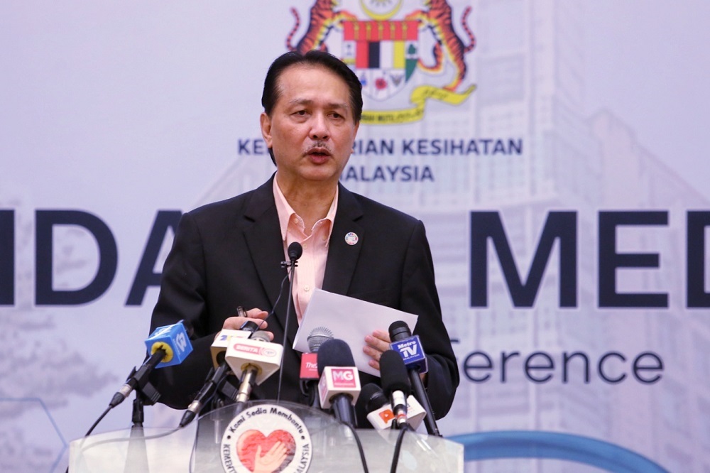 Health Director-General Datuk Dr Noor Hisham Abdullah speaks at a press conference in Putrajaya June 8, 2020. u00e2u20acu201d Picture by Choo Choy May