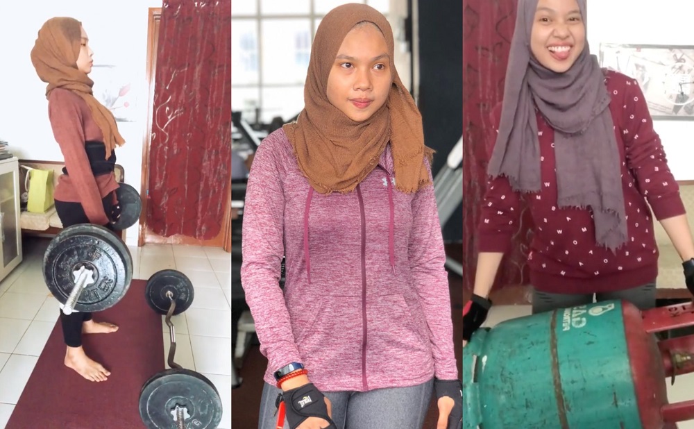 1 - Mira has been working hard to crush myths about being a female weightlifter after her workouts attracted negative comments online. u00e2u20acu201d Pictures from Instagrammira.rslnn