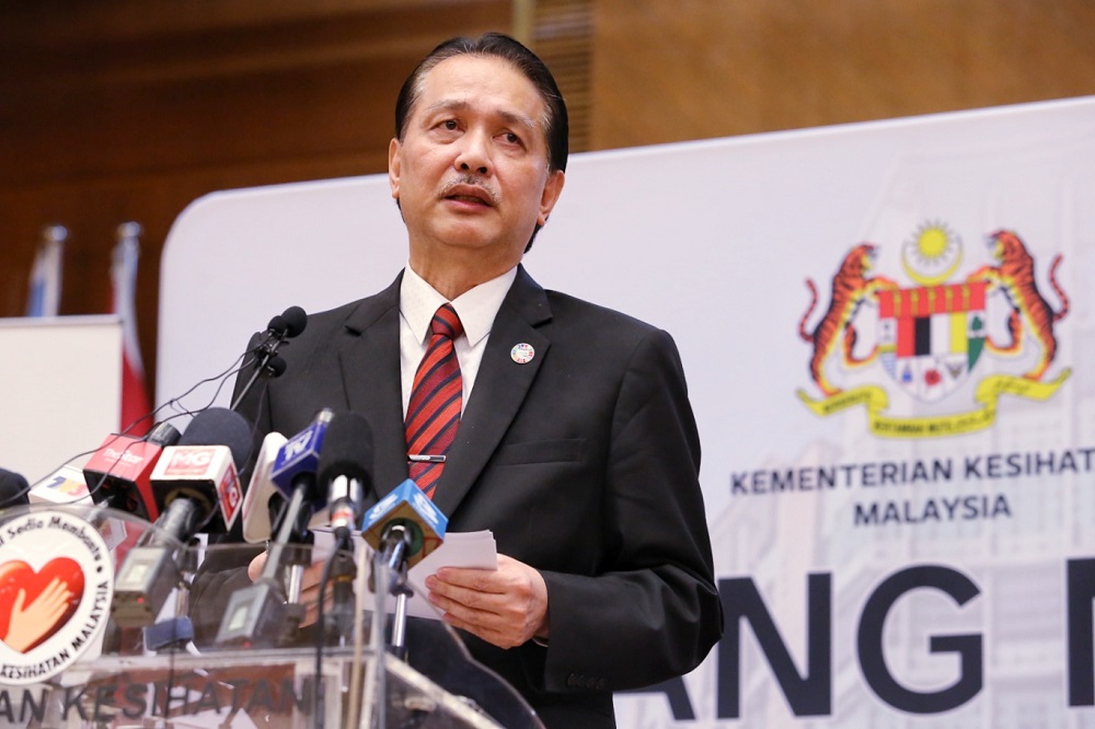 Health director-general Datuk Dr Noor Hisham Abdullah speaks at a press conference in Putrajaya June 24, 2020. u00e2u20acu201d Picture by Choo Choy May