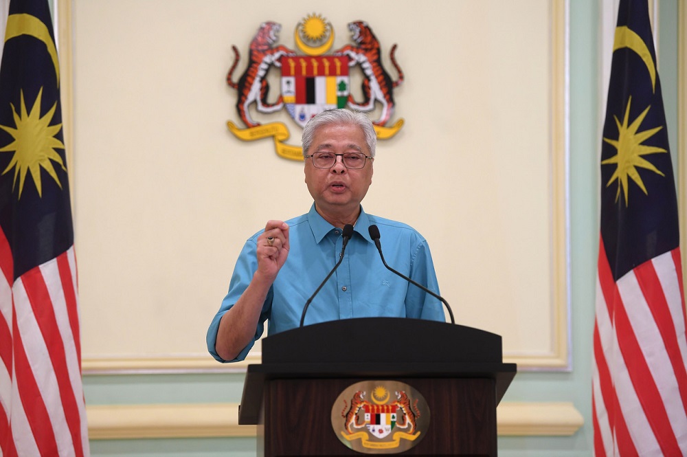 Senior Minister Datuk Seri Ismail Sabri Yaakob at a press conference in Putrajaya June 9, 2020. u00e2u20acu201d Bernama pic