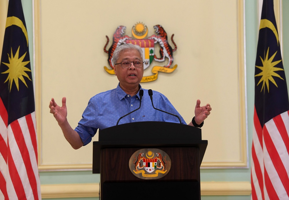 Senior Minister Datuk Seri Ismail Sabri Yaakob at a press conference in Putrajaya June 19, 2020. u00e2u20acu201d Bernama pic