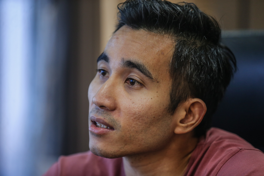 Umno information chief Shahril Hamdan speaks to Malay Mail during an interview in Menara Dato Onn, Kuala Lumpur June 11, 2020. u00e2u20acu201d Picture by Firdaus Latif