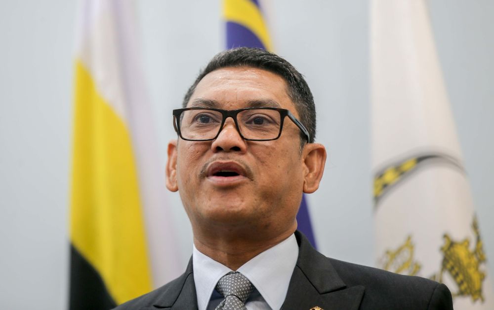 Datuk Seri Ahmad Faizal Azumu speaks to the press after launching the Perak Green Earth Programme at the State Secretariat Building in Ipoh June 25, 2020. u00e2u20acu201d Picture by Farhan Najib