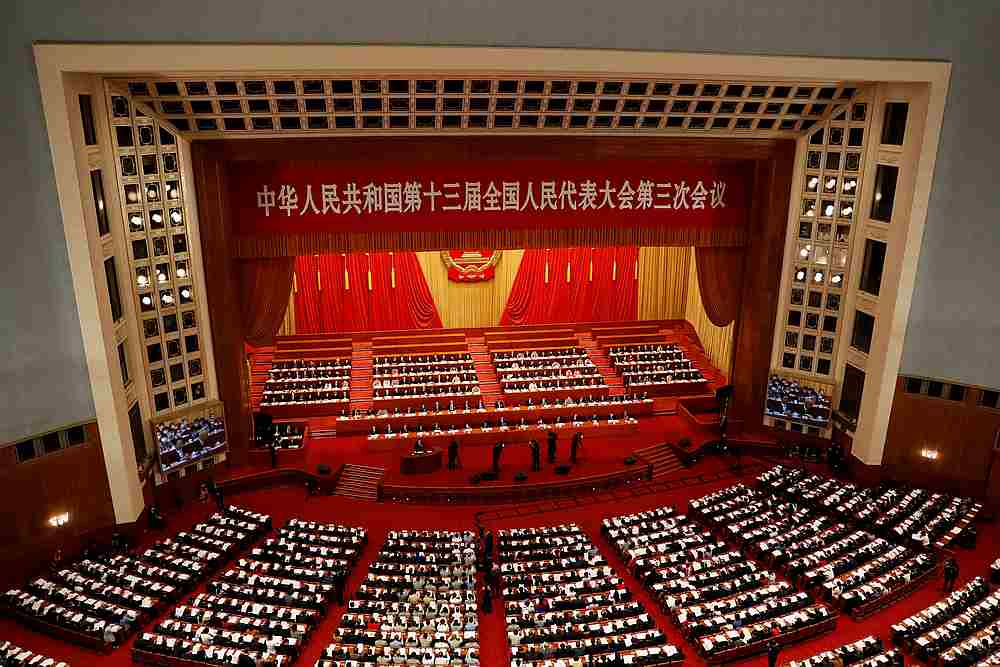 Chinese officials and delegates at the opening session of the National People's Congress (NPC) at the Great Hall of the People in Beijing, China May 22, 2020. u00e2u20acu201d Reuters pic