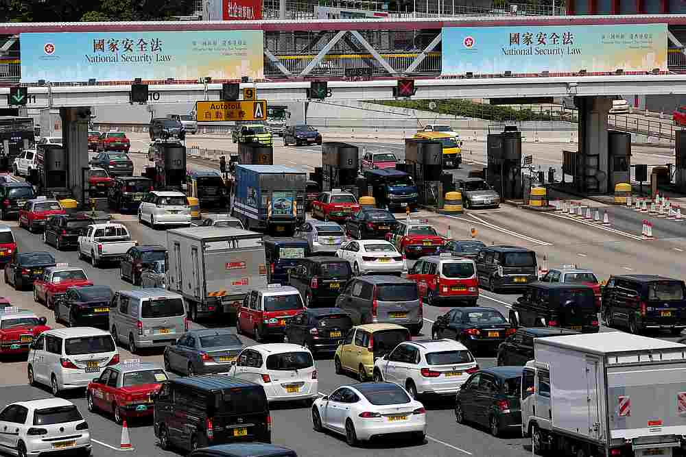 Government-sponsored advertisements promoting the new national security law are seen at Eastern Harbour Crossing in Hong Kong June 29, 2020. u00e2u20acu201d Reuters pic