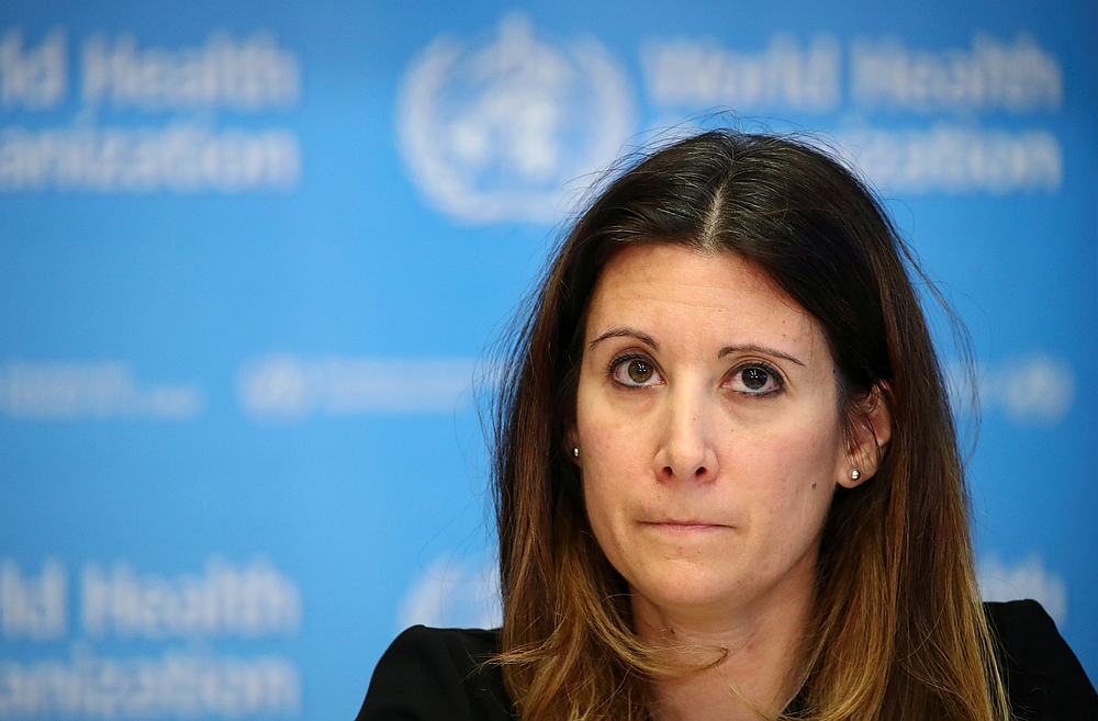 Technical Lead for the World Health Organisation (WHO) Maria Van Kerkhove at a news conference in Geneva, Switzerland February 28, 2020. u00e2u20acu201d Reuters pic