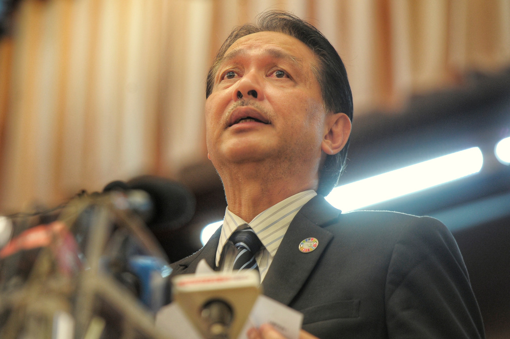 Health director-general Datuk Dr Noor Hisham Abdullah speaks during a press conference on Covid-19 in Putrajaya June 17, 2020. u00e2u20acu201d Picture by Shafwan Zaidonn