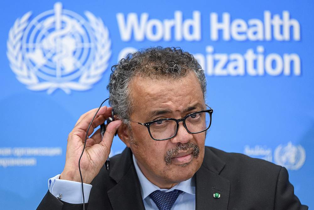 World Health Organisation (WHO) Director-General Tedros Adhanom Ghebreyesus. u00e2u20acu201d AFP pic