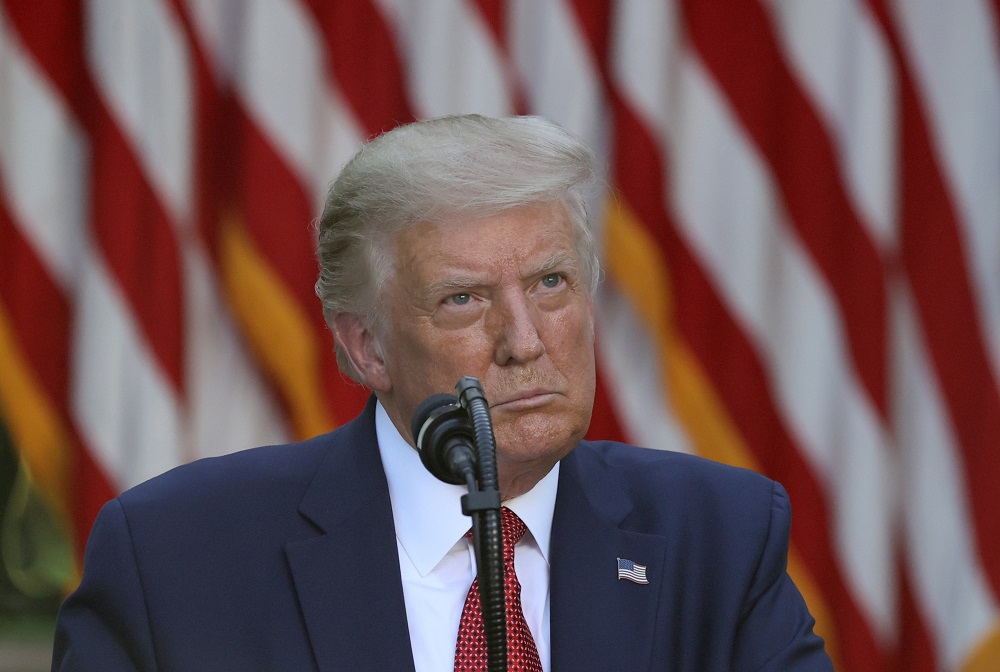 US President Donald Trump attends a news conference in the Rose Garden at the White House in Washington July 14, 2020. u00e2u20acu201d Reuters pic