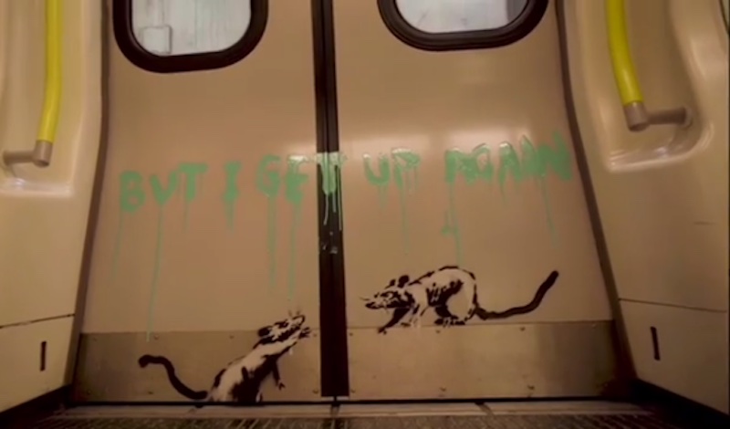 -摘自@banksy Instagram-