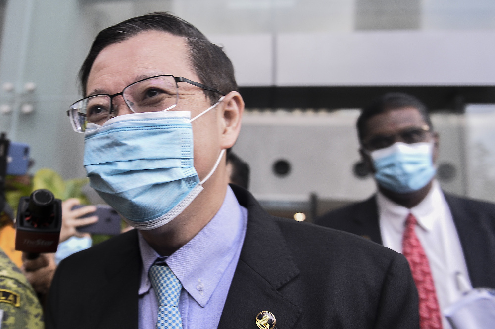 Former finance minister Lim Guan Eng leaves MACC in Putrajaya July 22, 2020. u00e2u20acu201d Picture by Miera Zulyana
