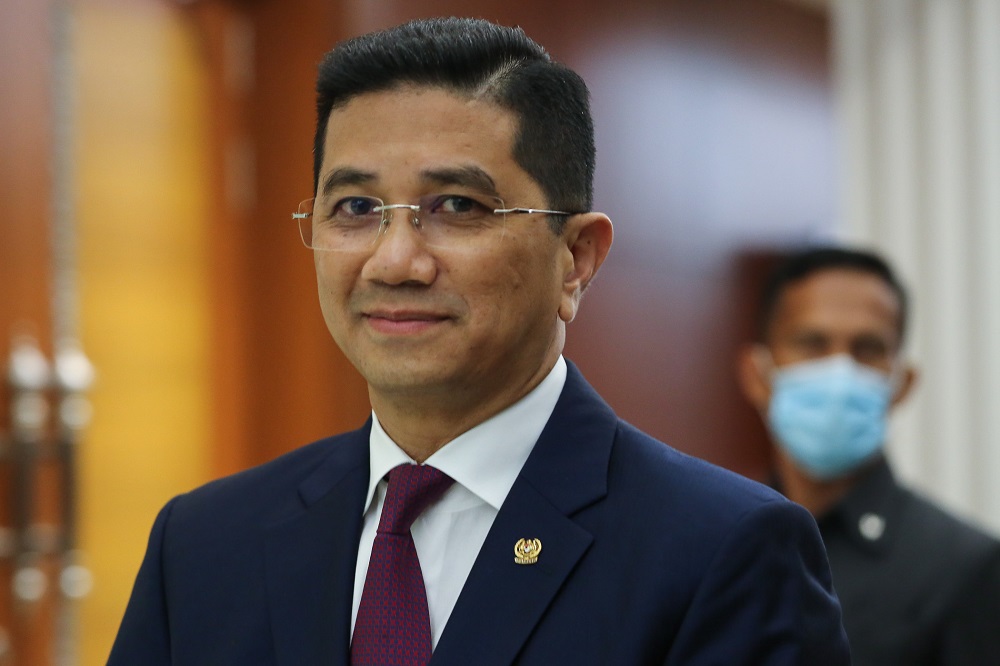 Minister of International Trade Industry Datuk Seri Mohamed Azmin Ali is pictured at Parliament in Kuala Lumpur July 23, 2020. u00e2u20acu201d Picture by Yusof Mat Isa