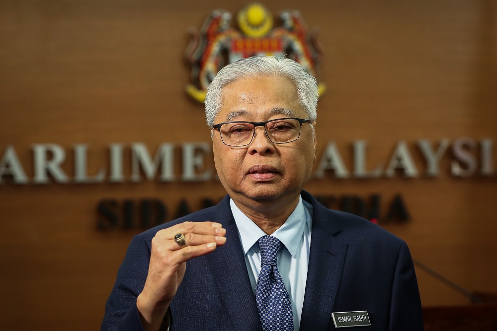 Senior Minister Datuk Seri Ismail Sabri Yaakob is pictured at Parliament in Kuala Lumpur July 23, 2020. u00e2u20acu201d Picture by Yusof Mat Isannn