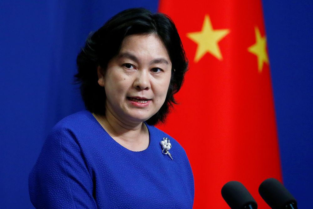 Chinese Foreign Ministry spokeswoman Hua Chunying speaks at a news conference in Beijing, China July 17, 2020. u00e2u20acu201d Reuters pic