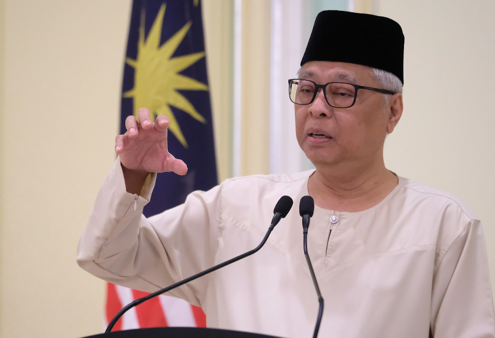 Senior Minister (Security Cluster) Datuk Seri Ismail Sabri Yaakob during a daily press conference regarding the recovery movement control order (RMCO) at the Perdana Putra in Putrajaya July 3, 2020. u00e2u20acu201d Bernama picn