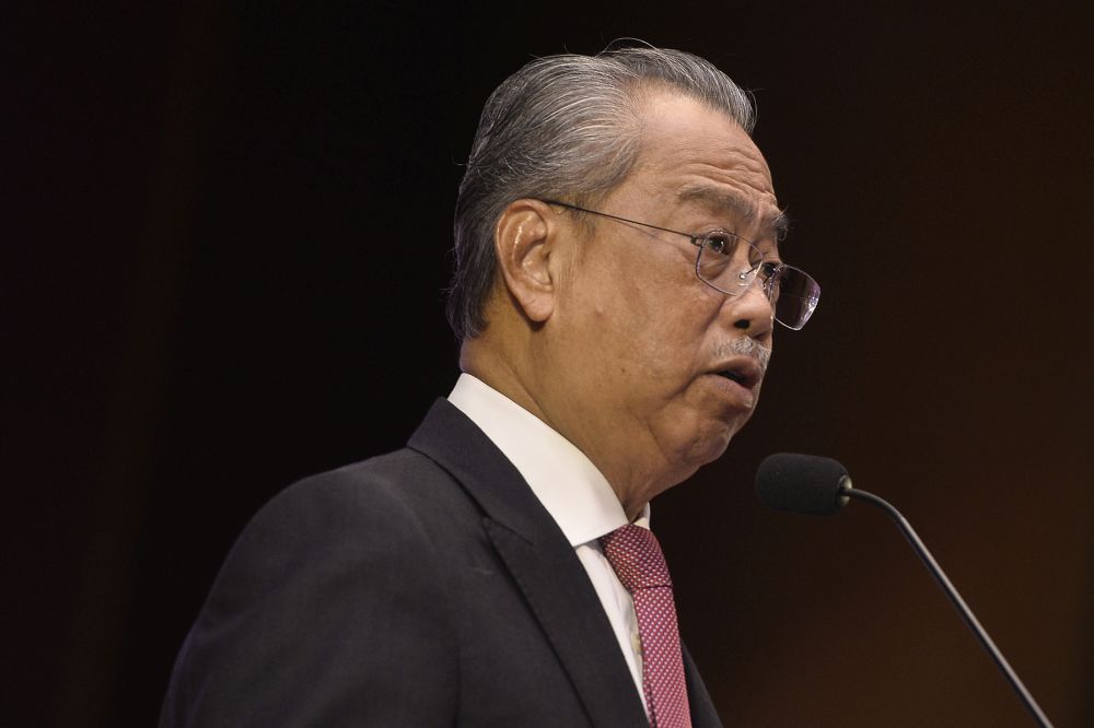 Prime Minister Muhyiddin Yassin delivers his speech during the launch of the Malaysian Population and Housing Census 2020 at the Putrajaya International Convention Centre July 7, 2020. u00e2u20acu201d Picture by Miera Zulyana