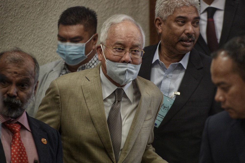Datuk Seri Najib Razak is pictured at the Kuala Lumpur High Court July 17, 2020. u00e2u20acu2022 Picture by Shafwan Zaidon 