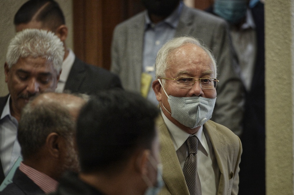 Datuk Seri Najib Razak is pictured at the Kuala Lumpur High Court July 17, 2020. u00e2u20acu2022 Picture by Shafwan Zaidon 