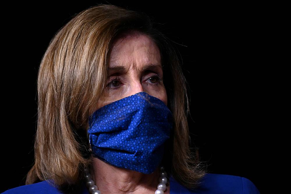 US House Speaker Nancy Pelosi listens during a news conference in the US Capitol in Washington July 29, 2020. u00e2u20acu201d Reuters pic