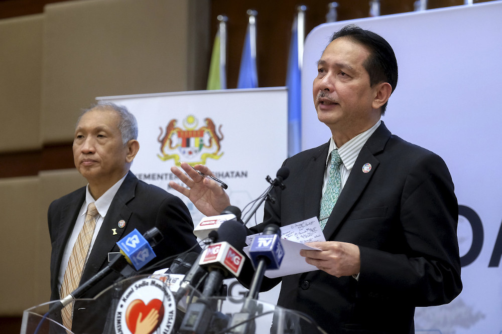 Health director-general Datuk Dr Noor Hisham Abdullah speaking at the Covid-19 media briefing in Putrajaya July 3, 2020. u00e2u20acu201d Bernama pic 